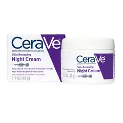 CERAVE - Crema Night Cream 48g con Péptidos Renovadora