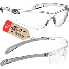 CLEAR - Lentes de Seguridad NoCry NCsg207g AntiFog ANSI Z87.1