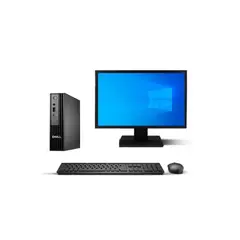 DELL - KIT Micro CPU Pro QCM1259 + Monitor 27 + Teclado y Mouse Reacondicionado