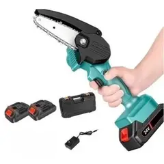 GENER - Mini Moto Sierra Inalambrica + 2 Baterías 24v