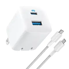 ANKER - Cargador 33W 2 Puertos USBC Cable 6 ft