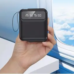 XL - Powerbank 4 En 1 Cargador Móvil 1 Usb 1 C 1 Micro 10000mah