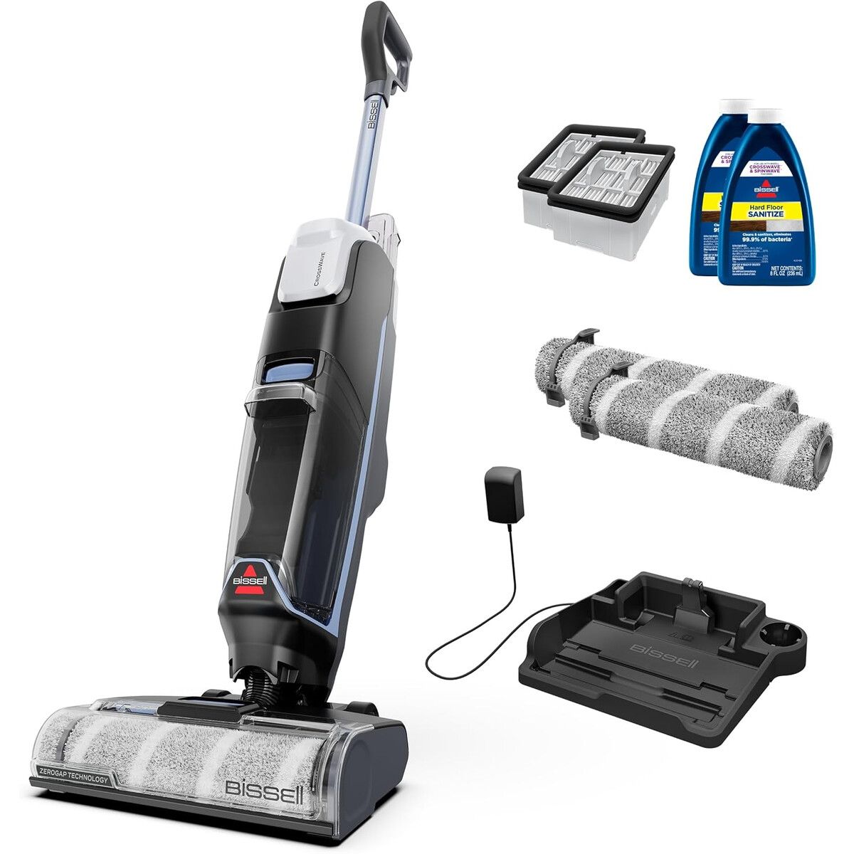 BISSELL - Aspiradora Mopa Bissell CrossWave Edge Inalámbrica ZeroGap