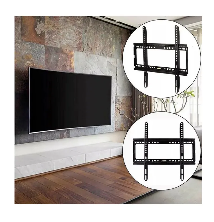 GENERICO Soporte Led Plasma Lcd Tv De 40 A 80 Pulgadas 75kg Color Negro