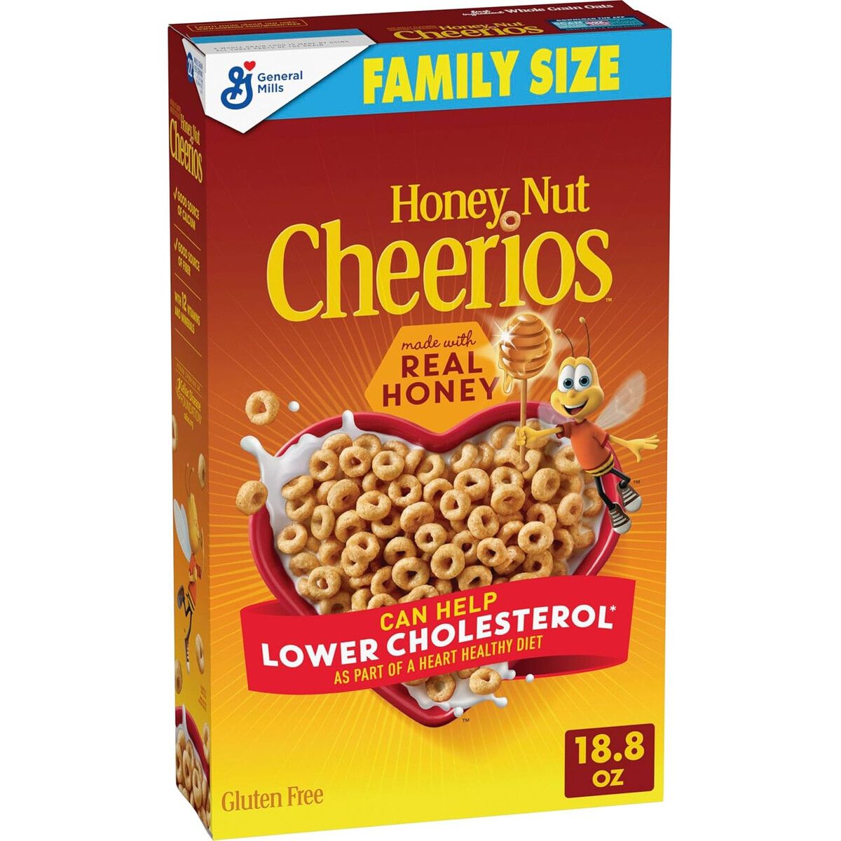 GENERAL MILLS - Cereal Honey Nut Cheerios General Mills 18.8 oz Sin Gluten