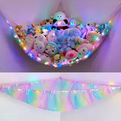 RED - De Almacenaje para Peluches Unicorn Castle Grande con LED