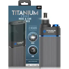 MICROTOUCH - Recortadora Nariz y Orejas Titanium Edge Dual