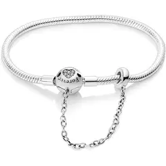 CADENA - Pulsera KUNSIR Serpiente de Plata 925 para Charms