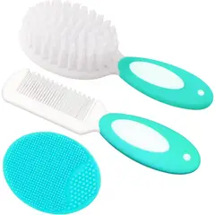 BEBE - Set Cepillo Peine Bebé MR LION Cerdas PP Suaves Sin BPA