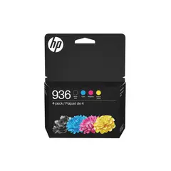 HP - Cartuchos 936 CMYK Original 4Pack para OfficeJet Pro