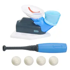 LITTLE  TIKES - Entrenador Little Tikes Pop n Pitch 2 en 1 Juego de Baaisbol
