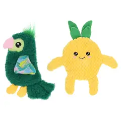 LIFE - Juguetes para Perro Vibrant Summer Flattie Paajaro Piña