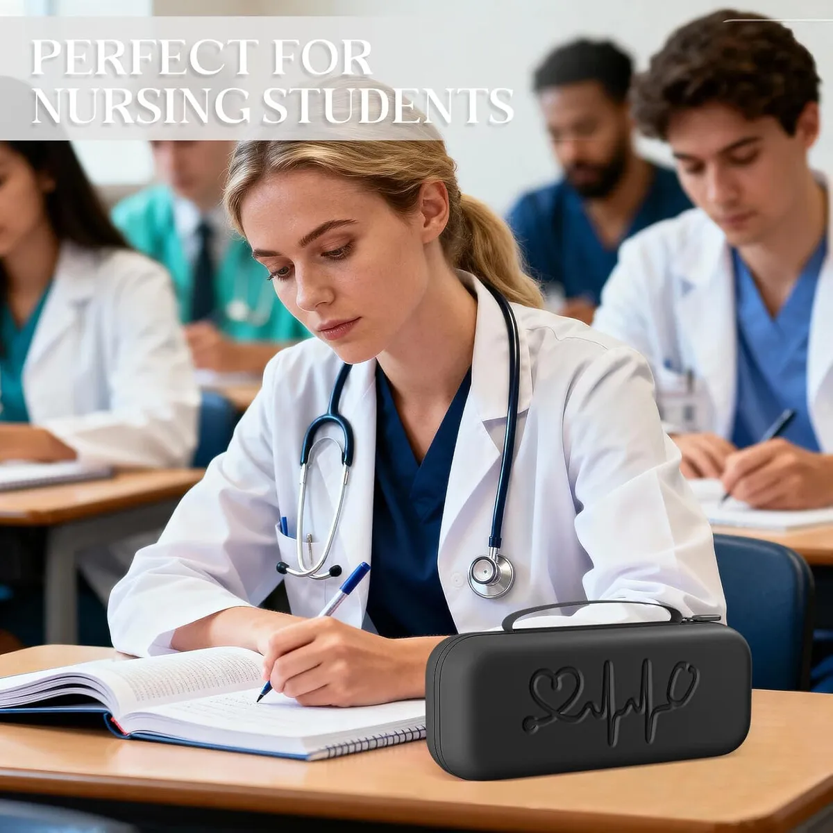 DURA - Funda Dura para Estetoscopio 3M Littmann Classic III EVA Protección