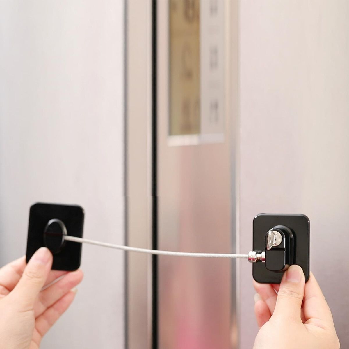 GENERICO - Cerradura Refrigerador YEYA 4 Pack con Llaves Base Adhesiva