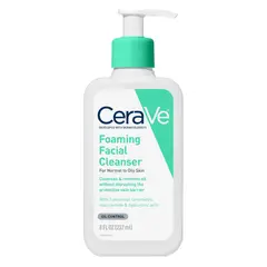 CERAVE - Gel Limpiador Facial Espumoso 237ml Ceramidas Control Grasa