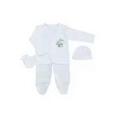 MOONWEAR - Ajuar 5 Piezas Happy Rabbit Algodón Peruano