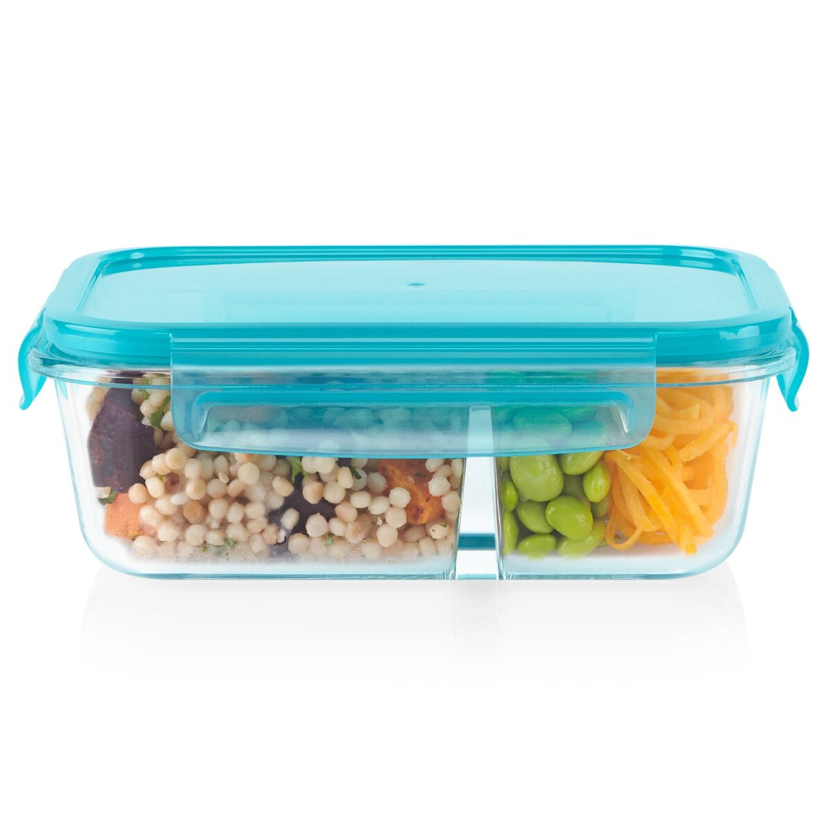 PYREX - Envase de Vidrio Pyrex MealBox 4 Tazas Dividido