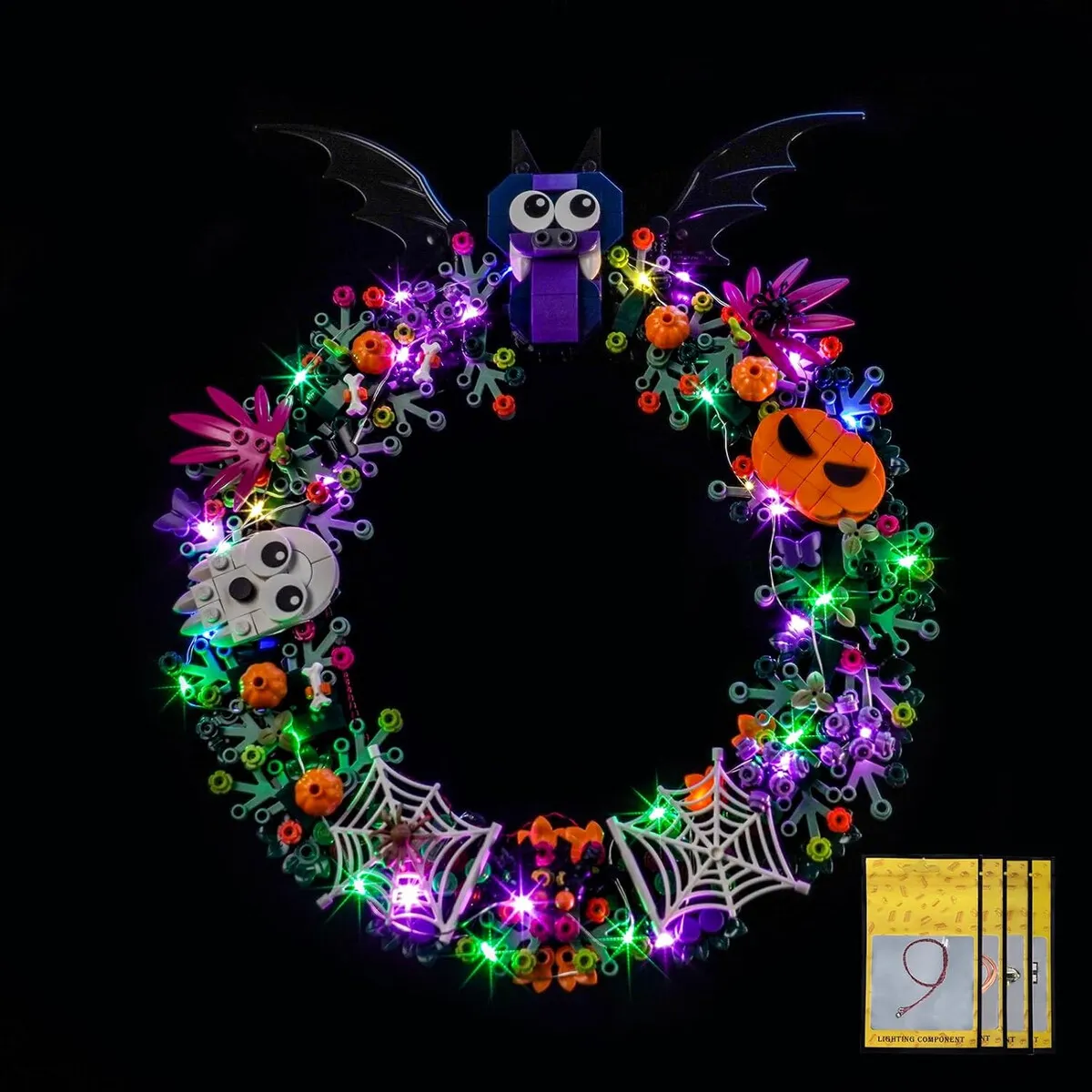 CORONA - Luces LED Brickshining para Corona Halloween 40825 Compatible
