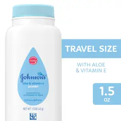 BEBE - Polvo Bebé Johnsons Aloe Vitamin E 42g Sin Parabenos