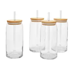 MAINSTAYS - Vasos de Vidrio Briar Lata 591ml con Tapa