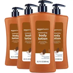 AMAZON BASICS - Loción Corporal Manteca de Cacao 4x600ml Hidratante
