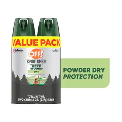 OFF - Repelente Sportsmen Deep Woods 2x8oz DEET25 8h