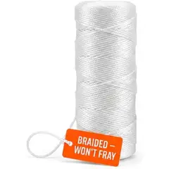 ACE - Hilo Nylon Trenzado Blanco Supply 250 Ft Resistente