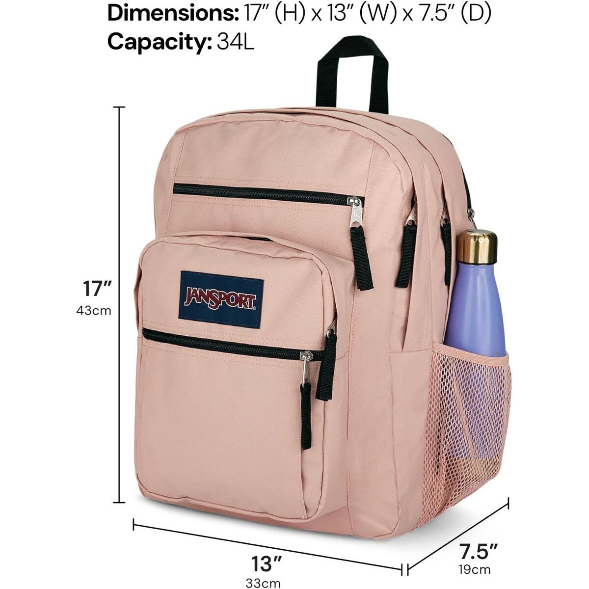JANSPORT - Mochila JanSport Big Student 15 pulgadas Negra