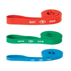 ATHLETIC - Bandas de resistencia Works Set3 104cm Sin Latex Gym