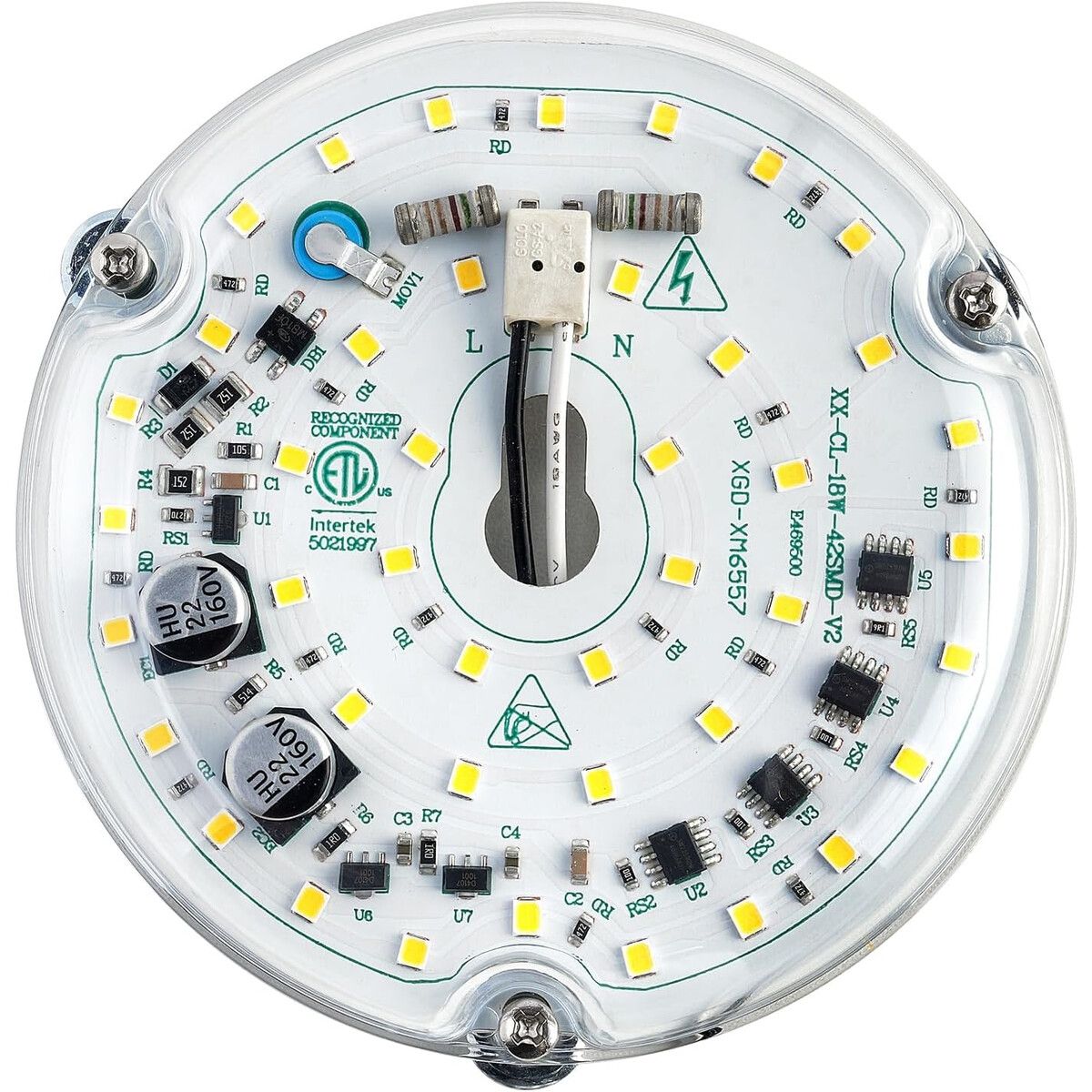 GENERICO - Kit LED Ledytech XXCL18W42SMDV2 4 pulg 2200lm 6000K