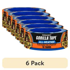 GORILLA - Cinta Adhesiva All Weather 1.88 in x 360 in Pack 6
