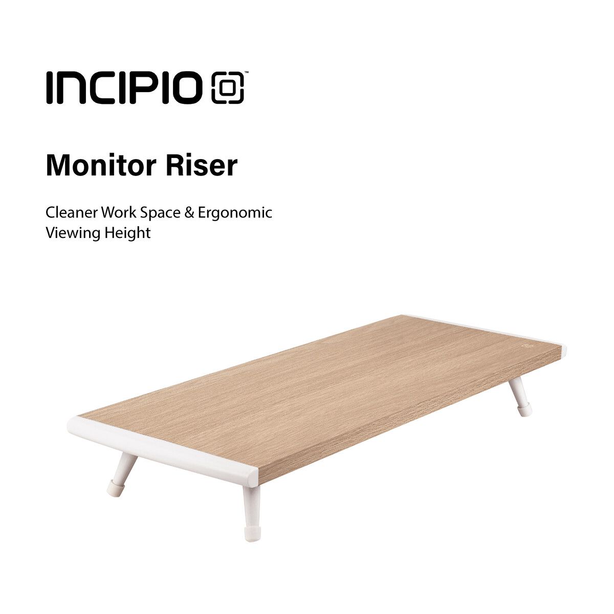 GENERICO - Soporte Monitor Incipio ICPCA1525 20 pulg Roble