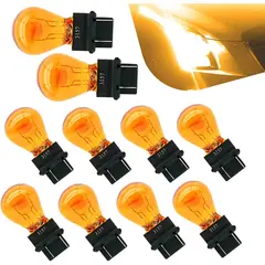 AMBAR - Lámpara Yekoaru 3157 12V 5W 10pcs Freno Giro
