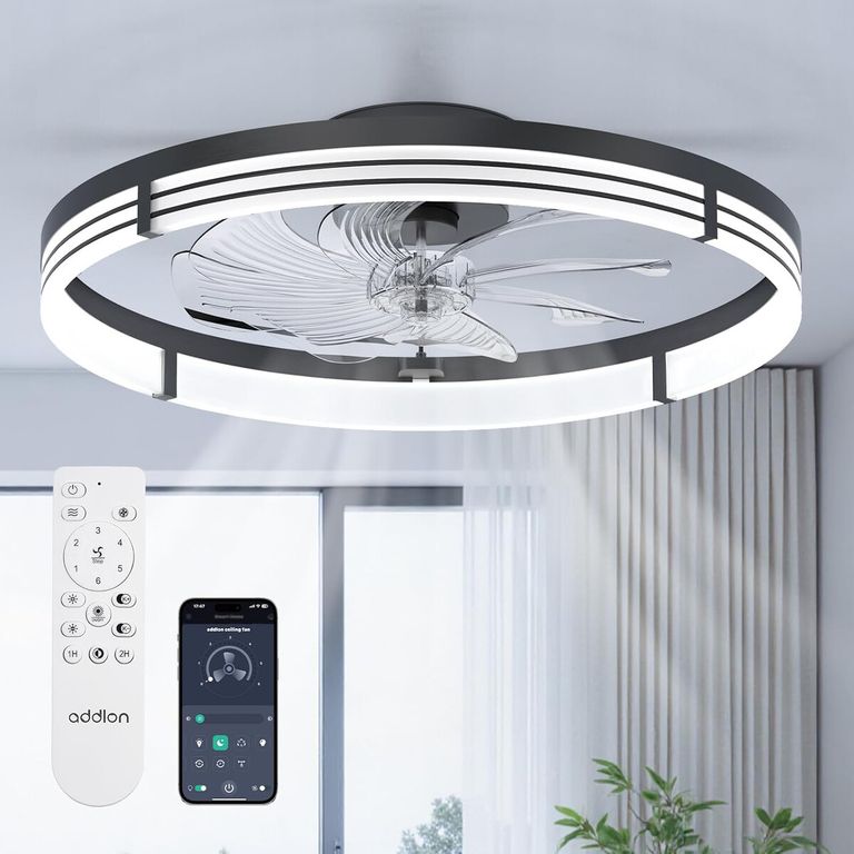 GENERICO Ventilador de Techo Addlon NFM0241123 61 cm Motor DC LED