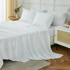 QUEEN - Sábanas ILAVANDE 6 Piezas Microfibra 1800