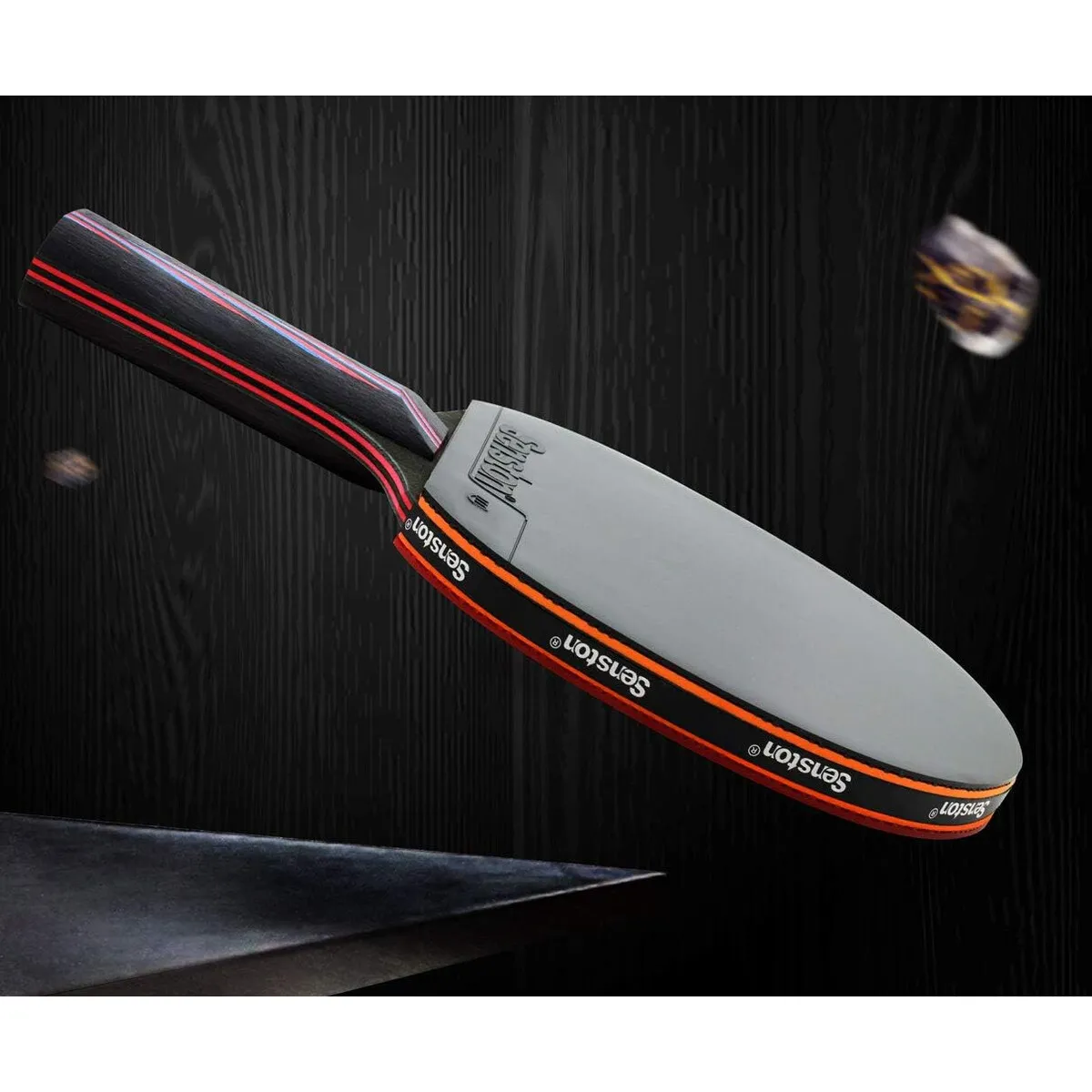 PING - Set Paletas Ping Pong Senston Professional 7 Capas Carbón