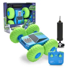 BOUNCE - Auto RC Acrobatico Sharper Image Blitz Azul 18cm