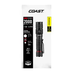 COAST - Linterna PX200R USB C 2000 lm Recargable 5 Modos