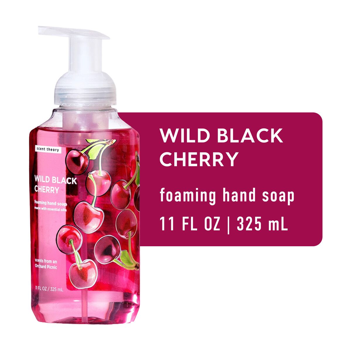 CHERRY - Jabón Manos Scent Theory Black Cherry 325 ml Sin Parabenos