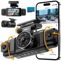 360 - Cámara Auto IIWEY N5 4CH 1080P 128GB WiFi