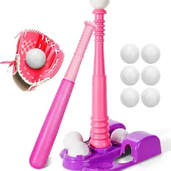 LIFE - Set T Ball TOY Rosa 3 a 12 anos 6 pelotas