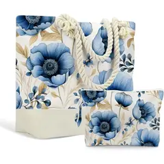 GENERICO - Set Bolsa Tote Fokongna 14.5x18 Impermeable Bolsa Humeda