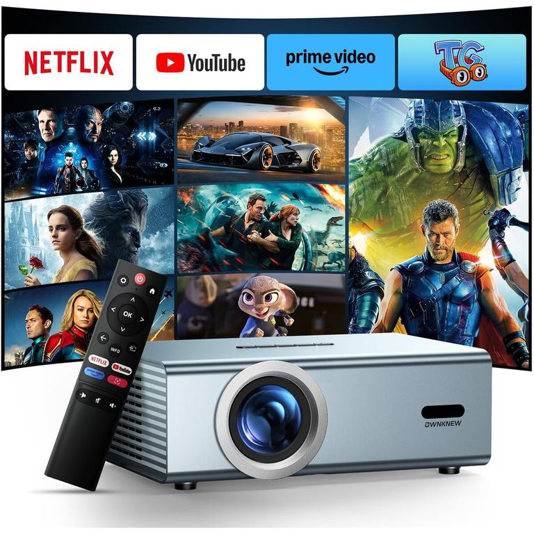 GENERICO Proyector OWNKNEW GC357 1080p WiFi6 Bluetooth53 Dolby