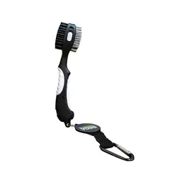 GENERICO - Cepillo limpieza palos Golf MEGA doble cerdas 35 cm
