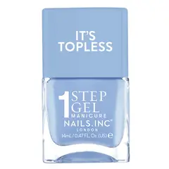 INC - Esmalte Gel Nails Its Topless 14 mL Azul Cielo 4en1