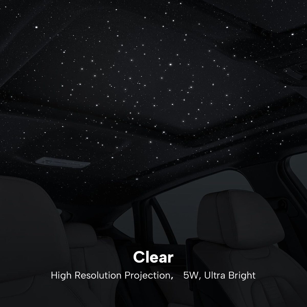 GENERICO - Proyector Estelar Auto EGKimBa Starry Negro 2en1