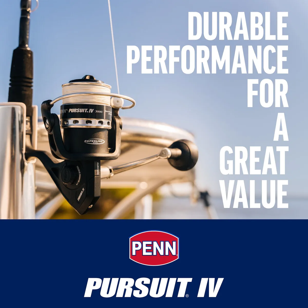 PENN - Combo Caña PENN Pursuit IV 10 Heavy Carrete 8000 Surf