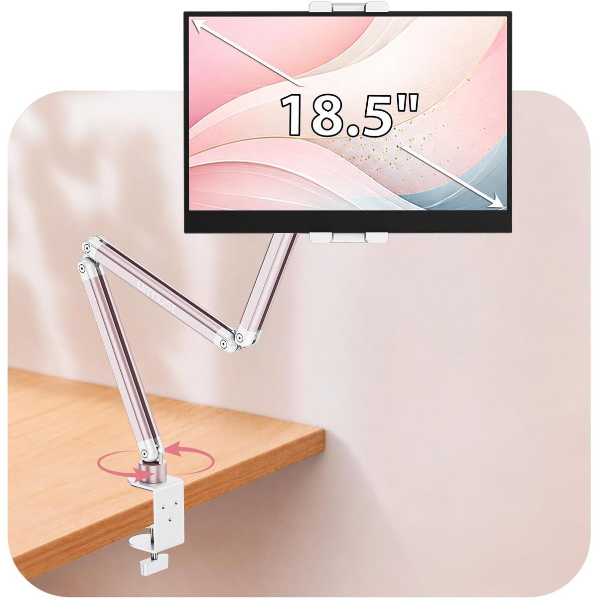 GENERICO - Soporte Monitor Portátil Urmust 15.6 Ajustable Escritorio