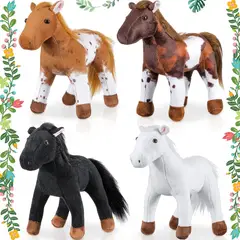 GENERICO - Peluche Caballo Skylety 4un 20 cm Suave
