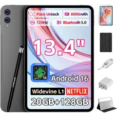 TECLAST - Tablet T65 13.4 Android 16 120Hz 20GB 128GB Teclado